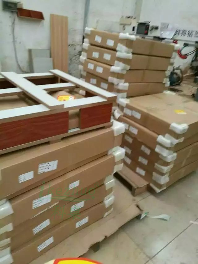 科桌液晶屏升降电脑桌 显示器升降会议桌 银行部队培训桌电动升降示例图19