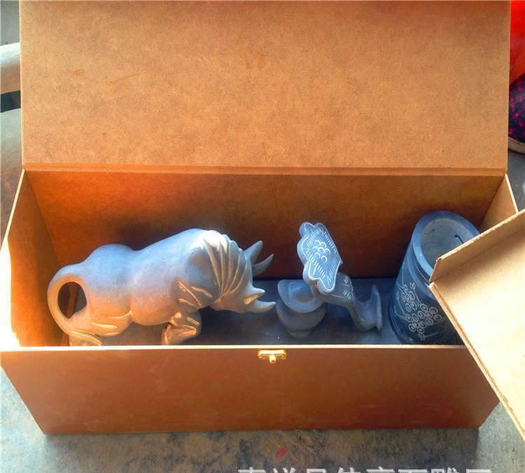 大号招财运势如虹石雕笔筒办公桌摆件批发 开业礼品摆件示例图8