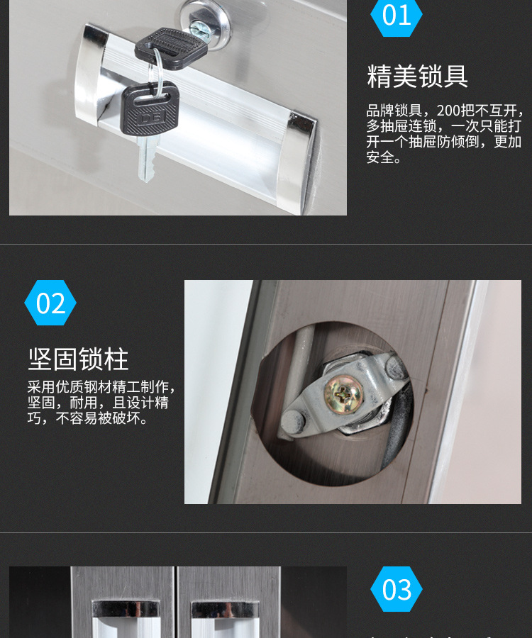 不锈钢文件柜更衣柜器械柜医疗柜药品储物柜不锈钢仪器柜西药柜子示例图8