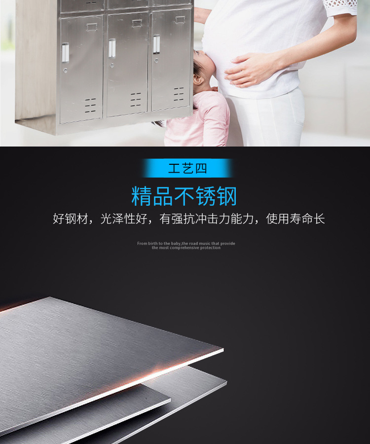 不锈钢文件柜更衣柜器械柜医疗柜药品储物柜不锈钢仪器柜西药柜子示例图7