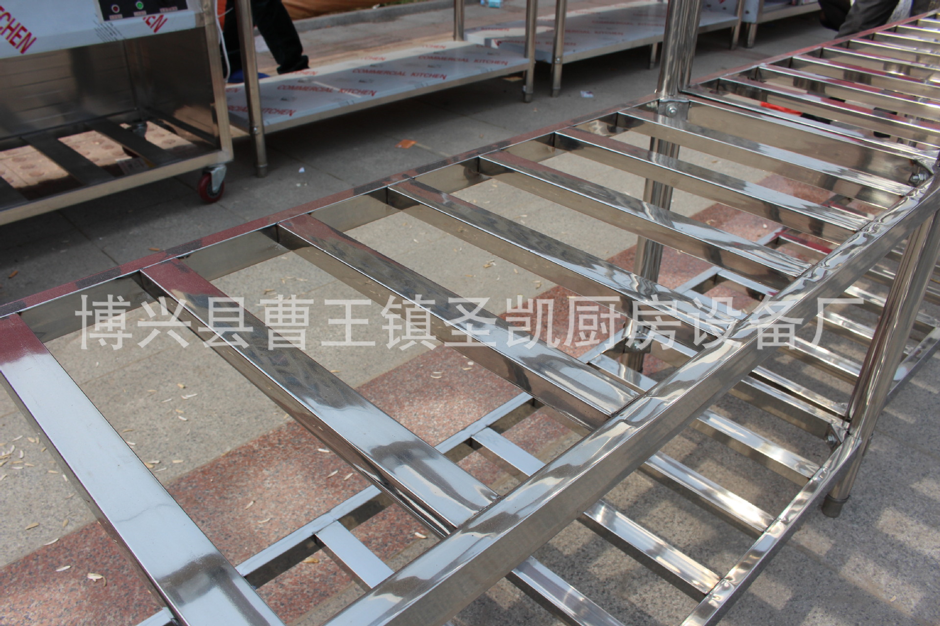厂家直销不锈钢厨房置物架货架菜架仓库货架展示架碗架碗柜示例图18