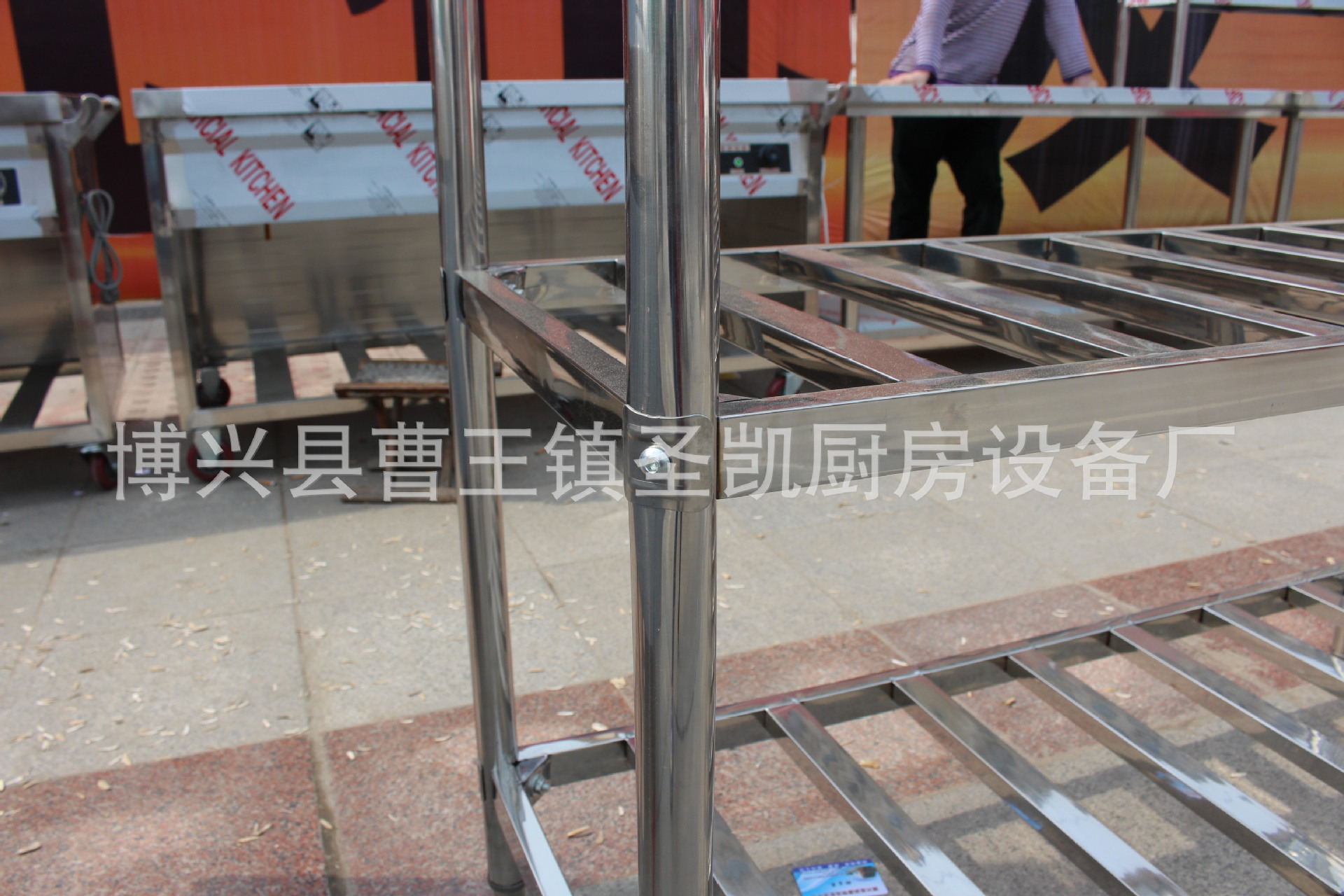 厂家直销不锈钢厨房置物架货架菜架仓库货架展示架碗架碗柜示例图17