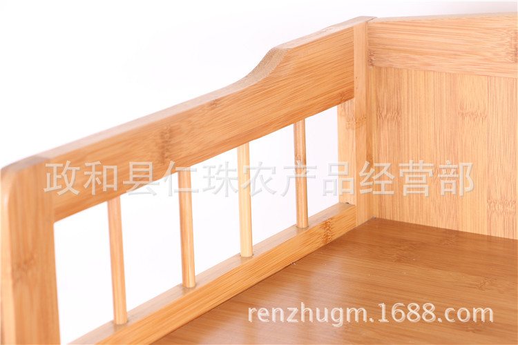 厂家批发 楠竹餐边柜 微波炉架碗柜 厨房收纳柜 现代橱柜厂家直销示例图19
