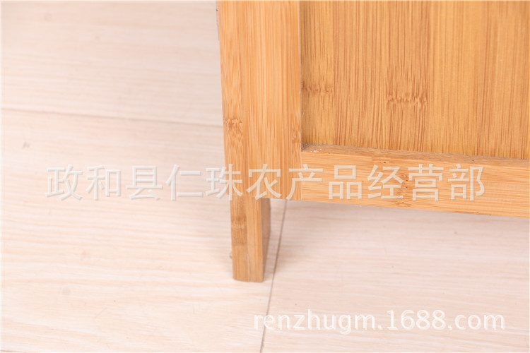 厂家批发 楠竹餐边柜 微波炉架碗柜 厨房收纳柜 现代橱柜厂家直销示例图15