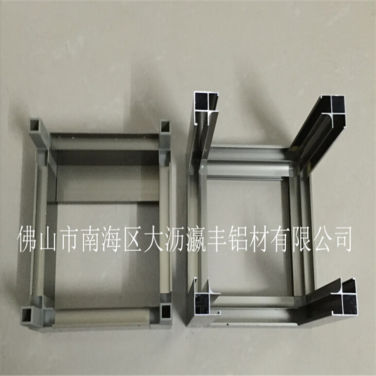 厂家直销 优质全铝合金衣柜吊柜型材 家具铝合金型材 吊柜壁柜示例图7