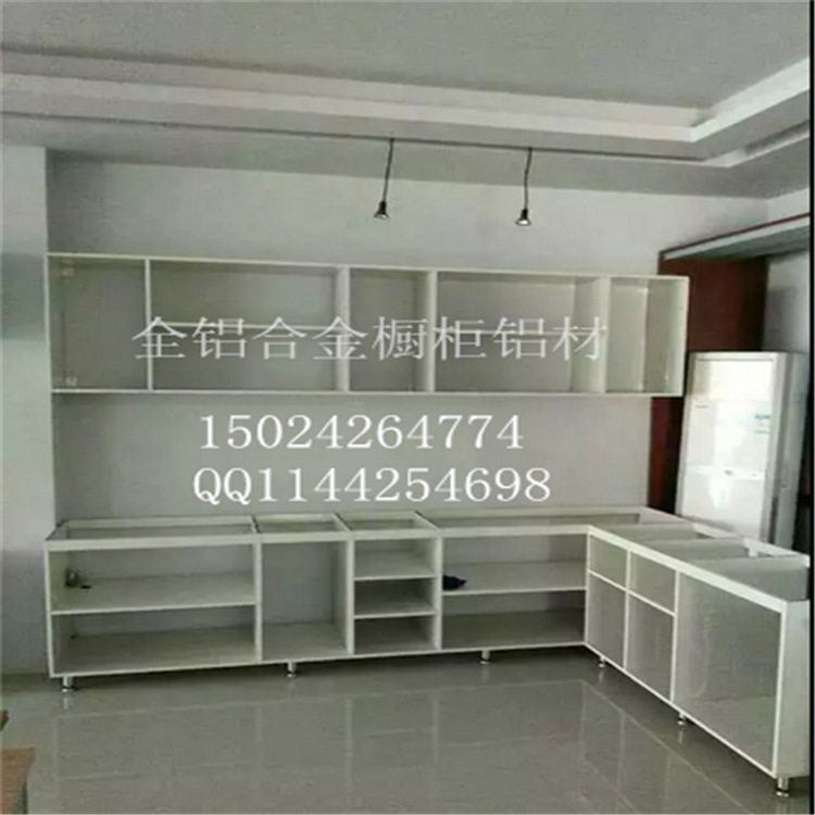 厂家直销 优质全铝合金衣柜吊柜型材 家具铝合金型材 吊柜壁柜示例图5