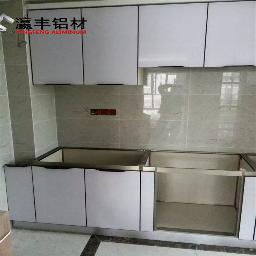 人气产品瓷砖柜体瓷砖橱柜 瓷砖吊柜铝材批发 全铝家具型材示例图5