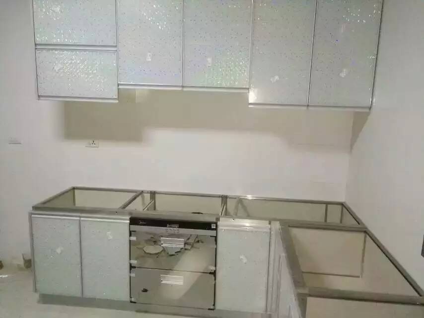 人气产品瓷砖柜体瓷砖橱柜 瓷砖吊柜铝材批发 全铝家具型材示例图6