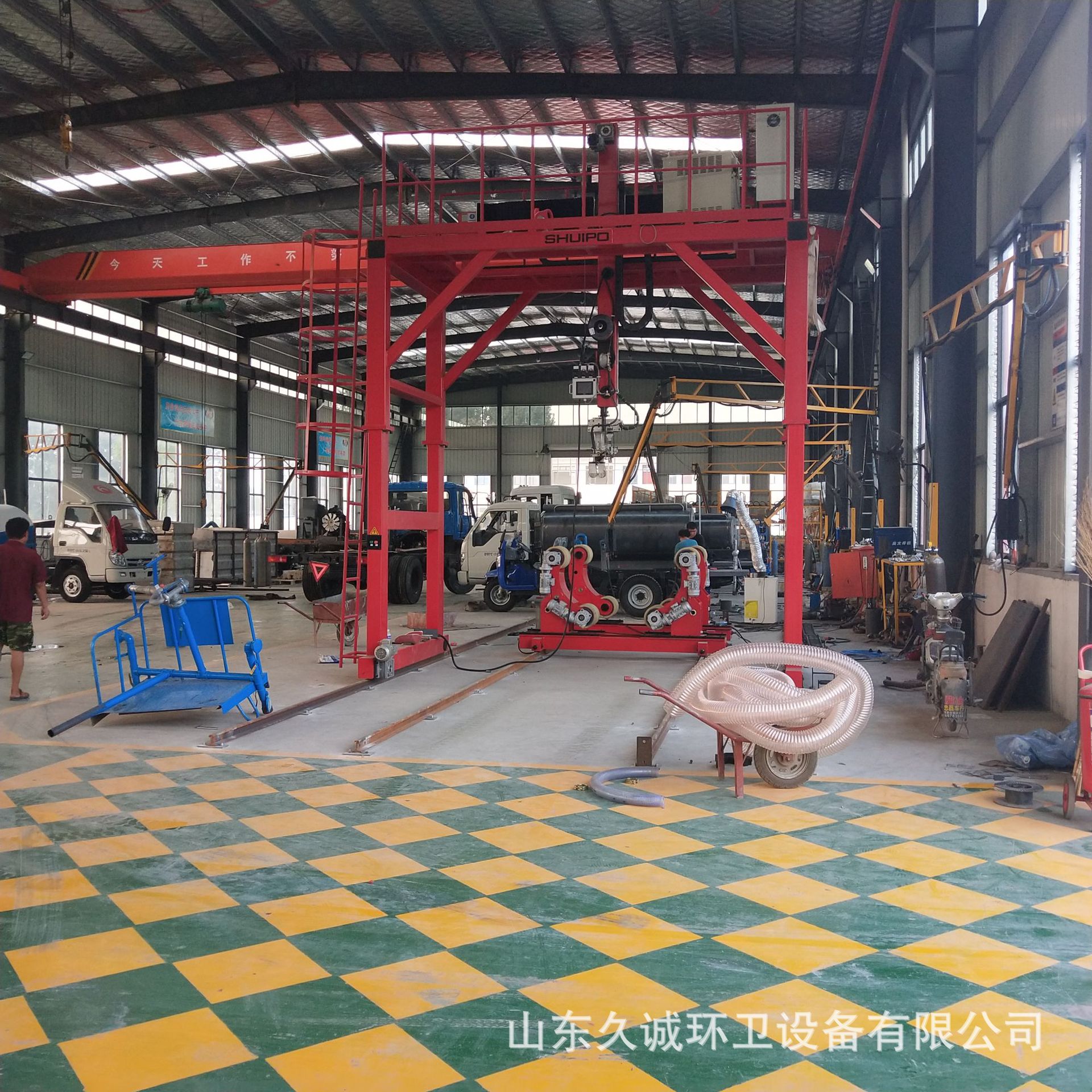 三轮勾臂垃圾车 小型垃圾清运车 拉臂式环卫车示例图20