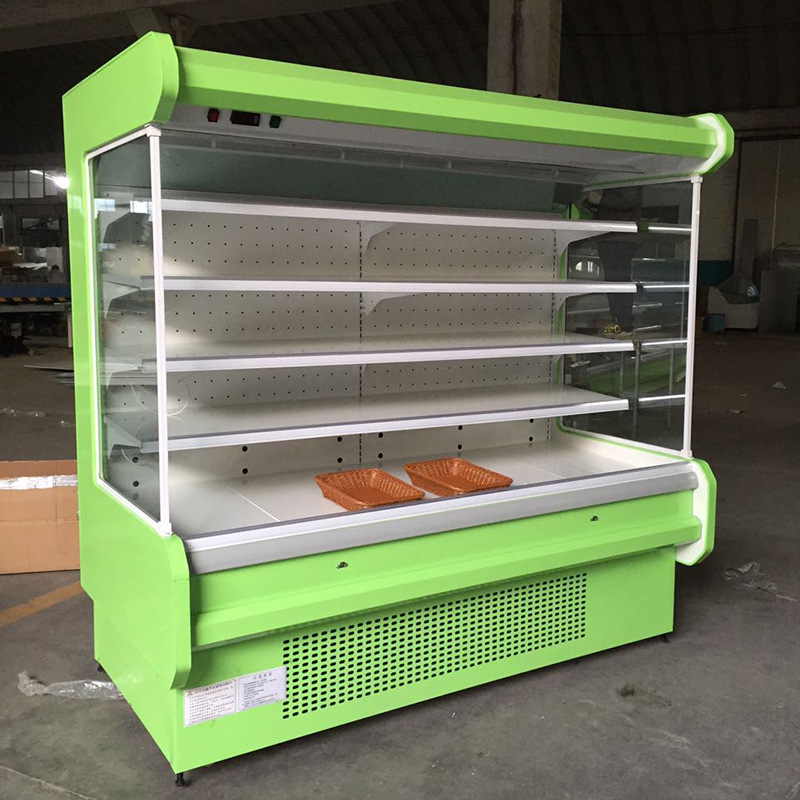风幕柜保鲜柜 水果蔬菜展示柜 超市牛奶饮料冷藏柜蔬菜冷藏点菜柜示例图8