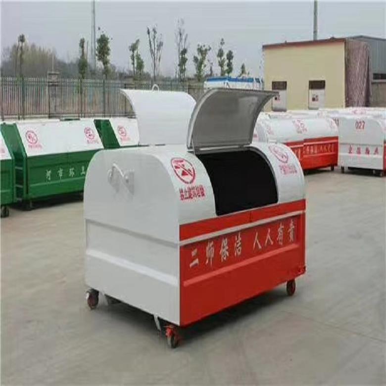 垃圾箱不锈钢价格，社区垃圾箱，金属垃圾箱，室外垃圾箱