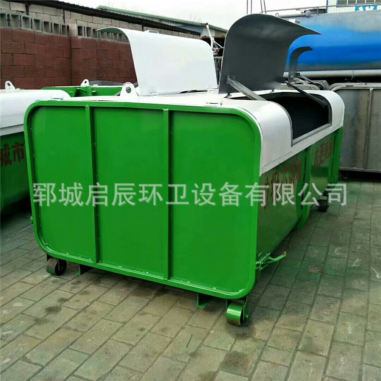 山东垃圾箱价格农村环卫垃圾箱车载钩臂式垃圾箱街道落地垃圾箱23示例图10