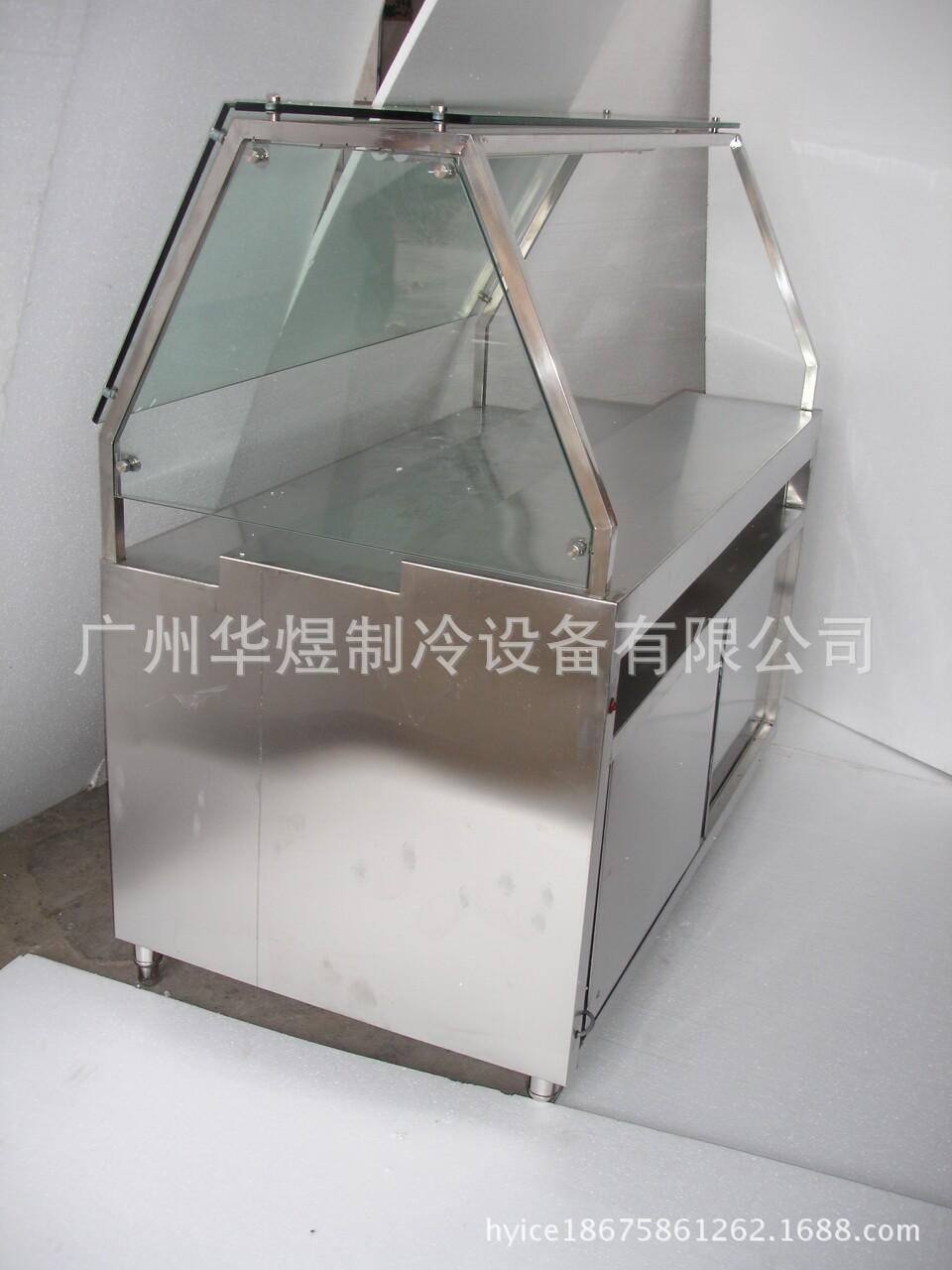 冰友牌0～10度不锈钢台阶式多功能冷熟食柜 沙拉冷藏柜示例图2