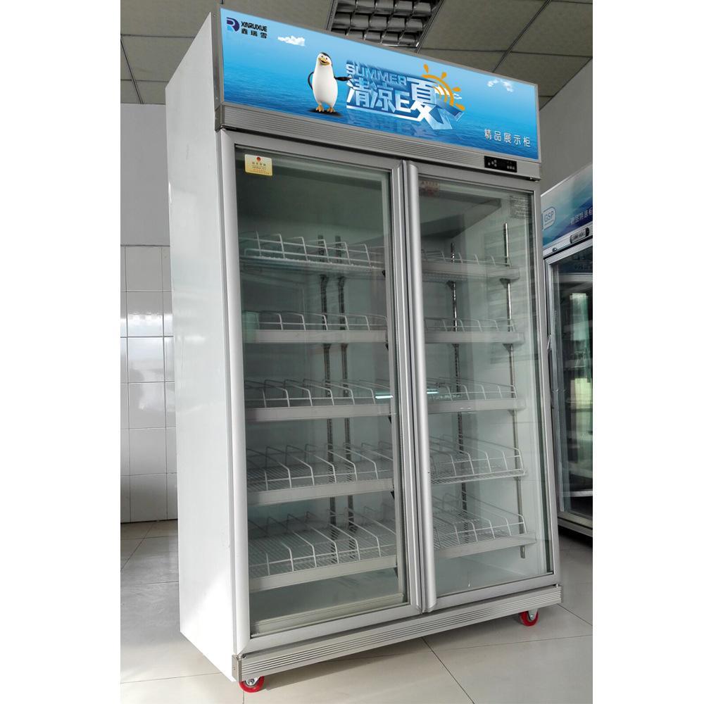 立式冰柜饮料保鲜冷藏柜 超市便利店餐厅展示柜双开门冰箱示例图15