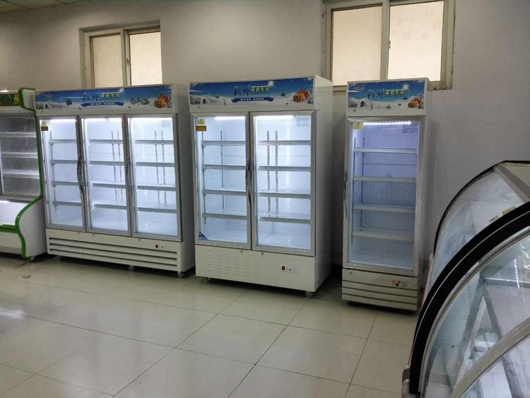 超市立式冰柜饮料保鲜冷藏柜 便利店冰柜餐厅展示柜双开门冰箱示例图20