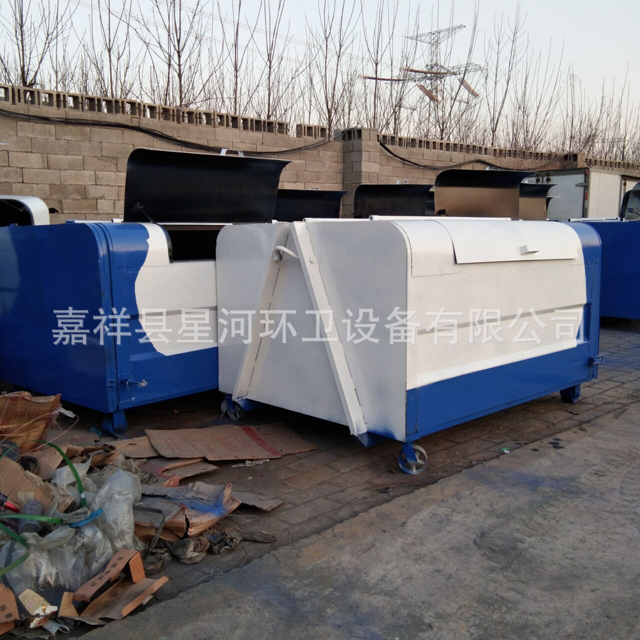出售订做垃圾箱大型垃圾收集箱户外垃圾箱示例图6