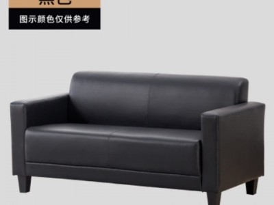 办公沙发新款简约现代皮艺接待洽谈小型商务会客单人双人三人组合图3
