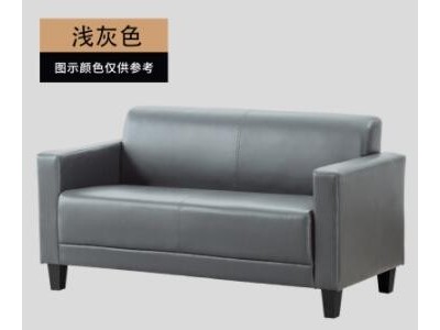 办公沙发新款简约现代皮艺接待洽谈小型商务会客单人双人三人组合图2