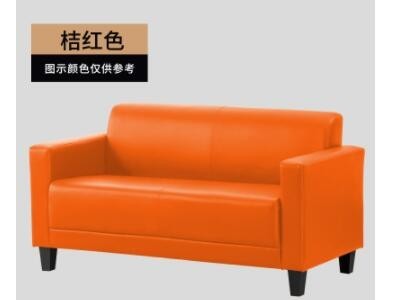 办公沙发新款简约现代皮艺接待洽谈小型商务会客单人双人三人组合图3