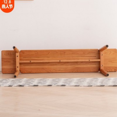 实木长条凳樱桃木长凳子原木换鞋凳现代简约卧室床尾凳餐桌 长板凳