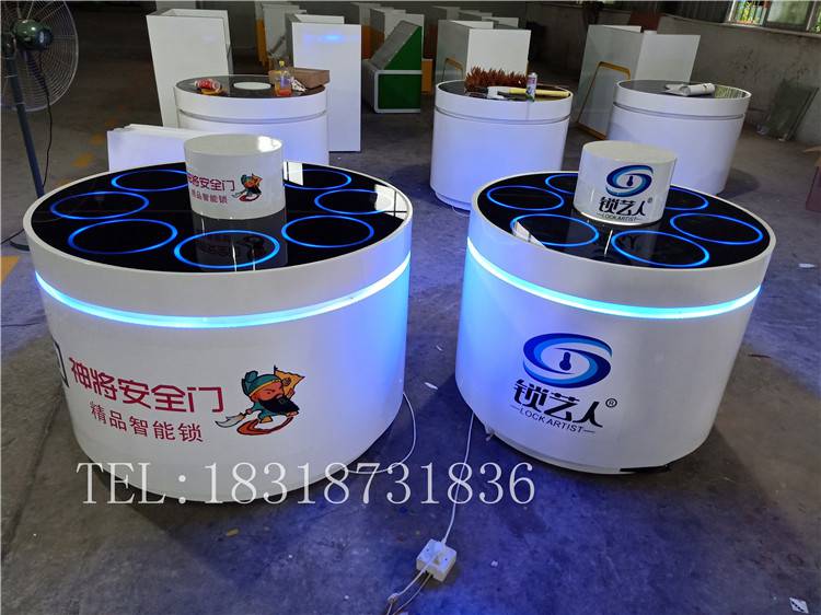 指纹锁展架 廊坊永清樱花指纹锁展架通用锁孔