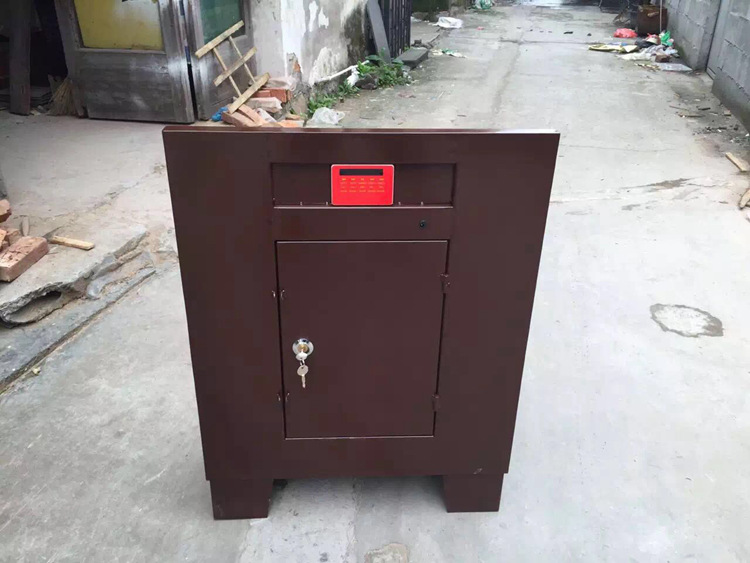 功德箱 佛教寺庙香火乐助箱定做 电子密码锁烤漆金属外壳捐款箱示例图13