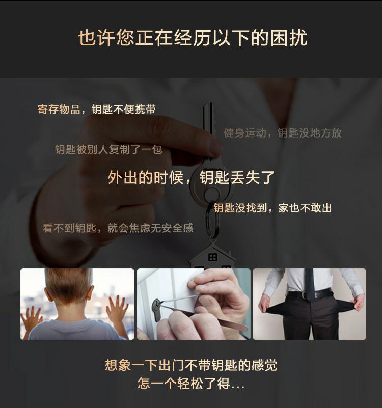 厂家批发家庭指纹密码锁家用防盗门锁智能锁大门锁 全自动指纹锁示例图150