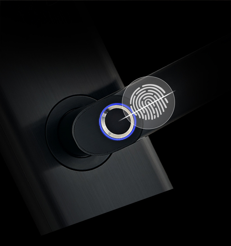 佐凯 指纹锁密码家用防盗门智能锁 手机 小程序刷卡示例图3