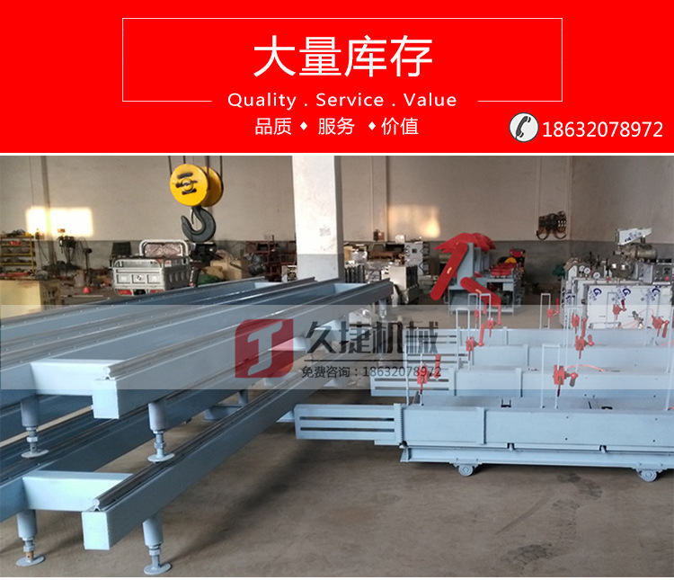 新型多功能对口锯 带锯机 圆木推台锯 开片手推锯 圆木多片锯示例图12
