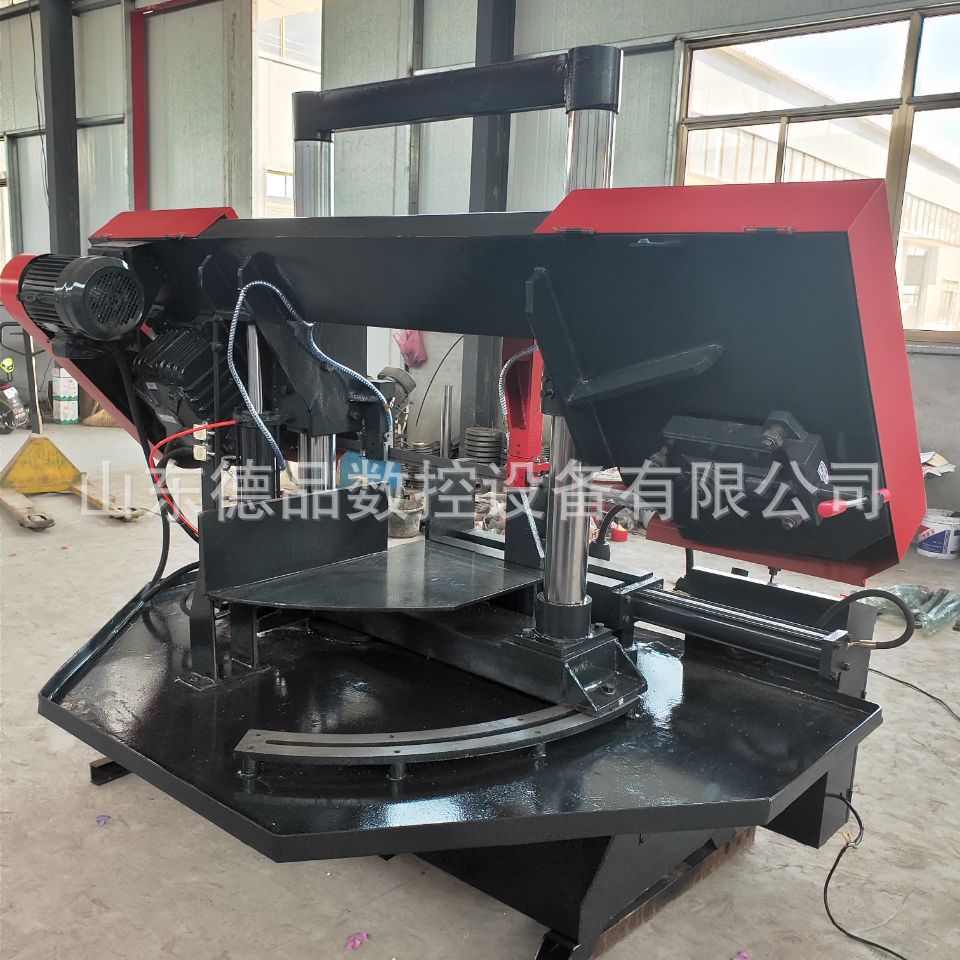 厂家直销全自动数控金属带锯床带锯机GZ4240数控机床快速锯切锯床示例图10