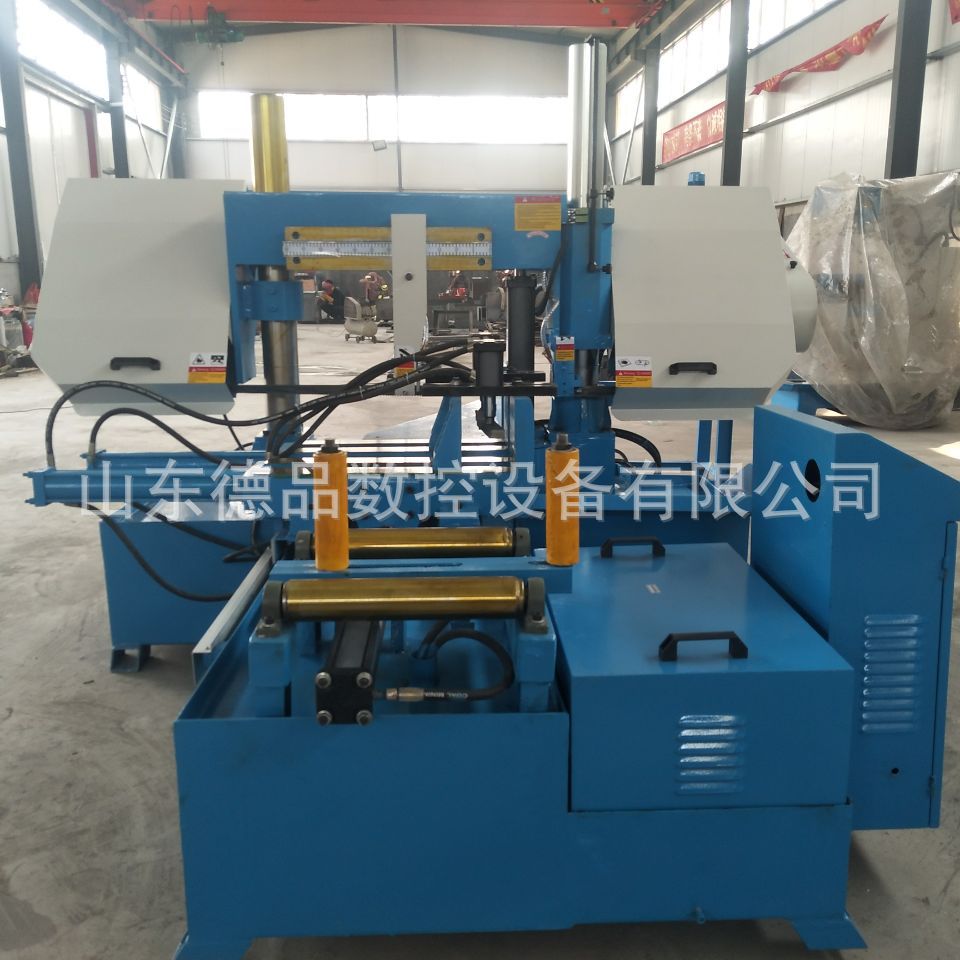 厂家直销全自动数控金属带锯床带锯机GZ4240数控机床快速锯切锯床示例图2