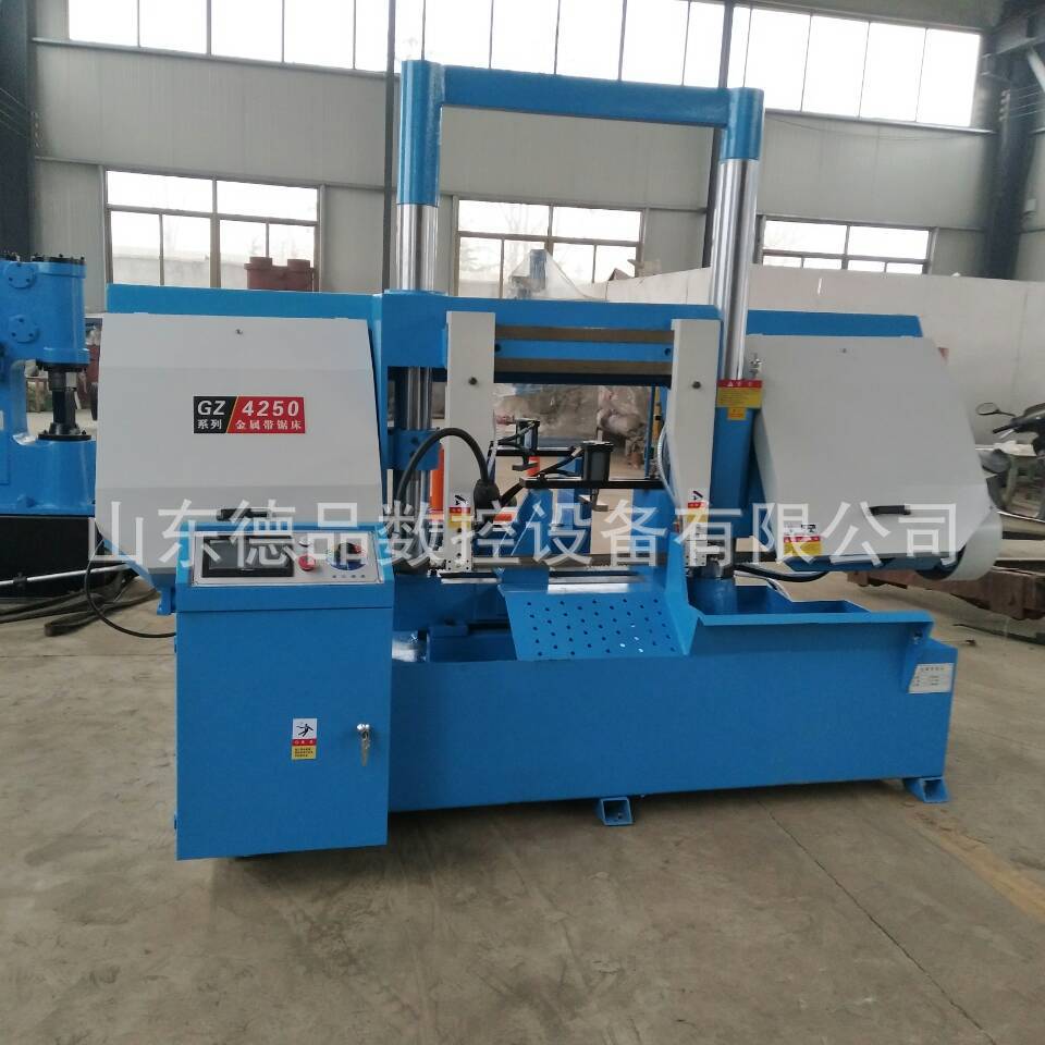 厂家直销全自动数控金属带锯床带锯机GZ4240数控机床快速锯切锯床示例图12