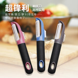 不锈钢削皮器 旋转多功能刨 刨丝器 三合一多功能削皮刀 厨房工具示例图28