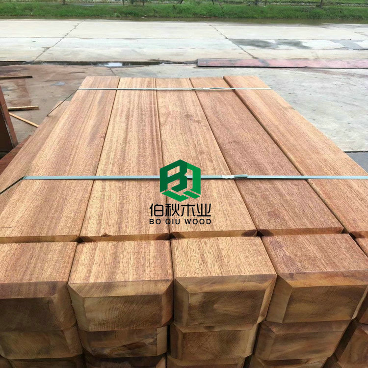 菠萝格古建筑 非洲菠萝格防腐木 菠萝格刨光料