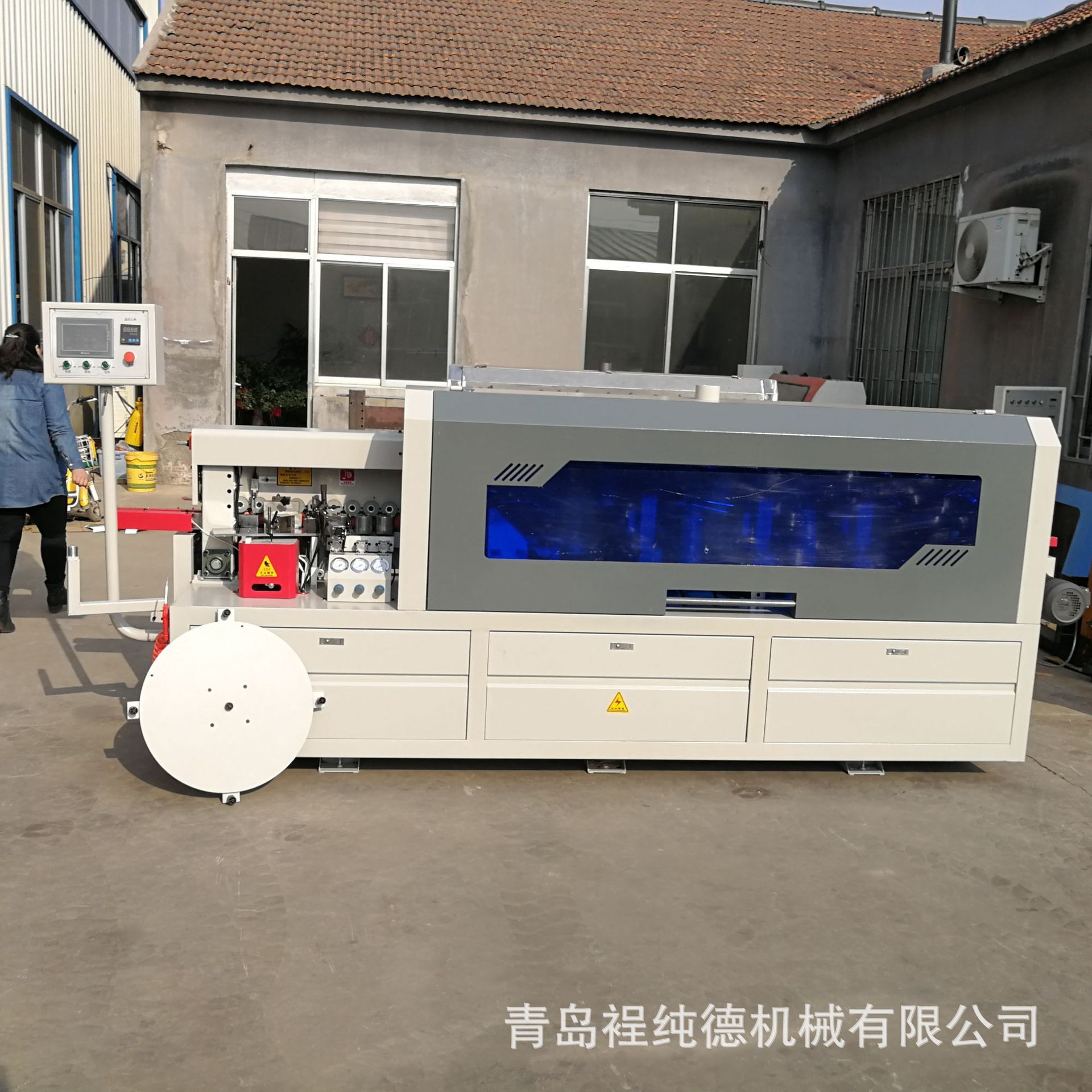 封边机厂家直营半自动斜修封边机全自动封边开槽封边机示例图5