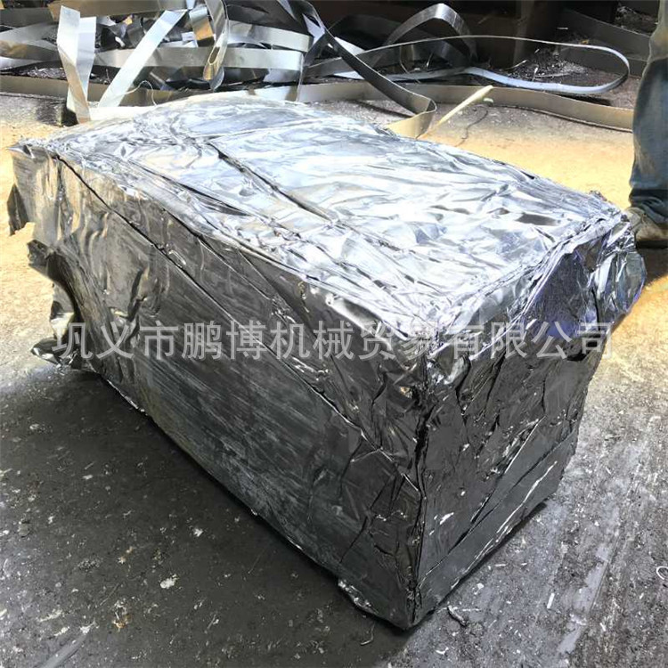 大型金属压块机 铝屑车床刨花打包机 易拉罐铁皮液压成型压块机示例图9