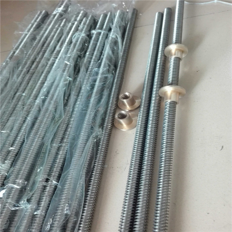 TR50*8梯形丝杆配锡青铜螺母表面高频硬度40HCR以上防锈发黑处理示例图7
