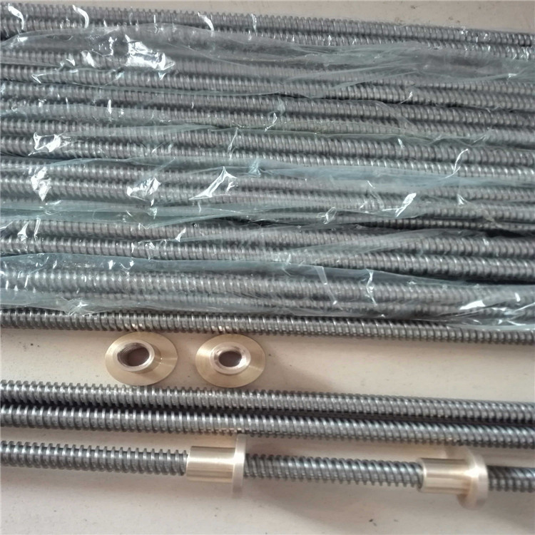 TR50*8梯形丝杆配锡青铜螺母表面高频硬度40HCR以上防锈发黑处理示例图19