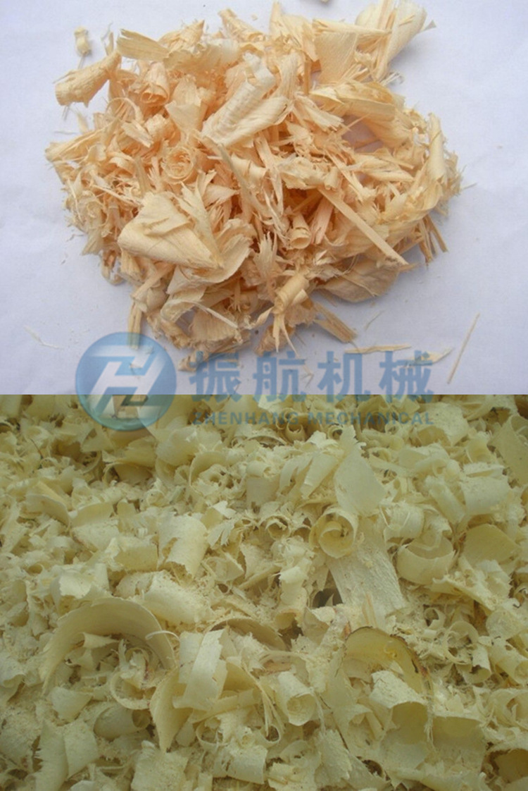 木材刨花机成品图