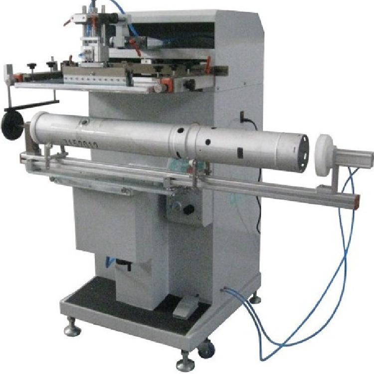 灭火器奶瓶丝印印刷 曲面半自动丝印机厂家直销示例图3