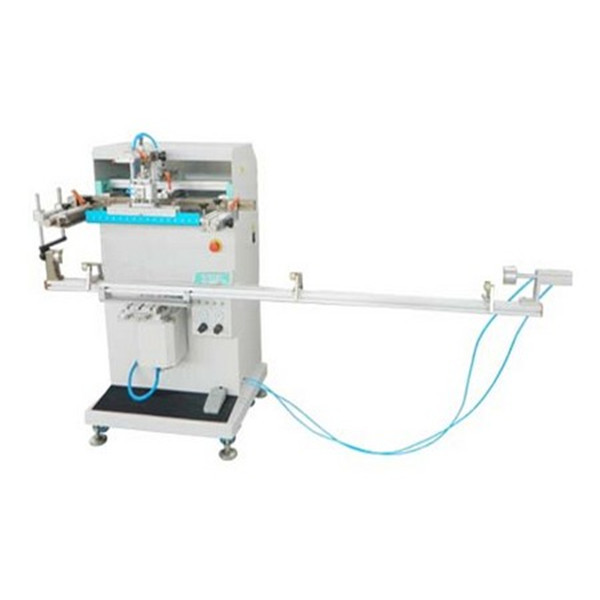 灭火器奶瓶丝印印刷 曲面半自动丝印机厂家直销示例图4