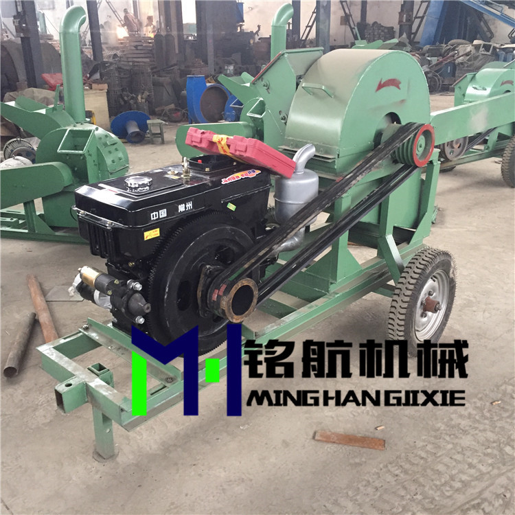 多功能双进料口木材粉碎机 原木木屑机 废木板粉碎机/木屑机示例图11