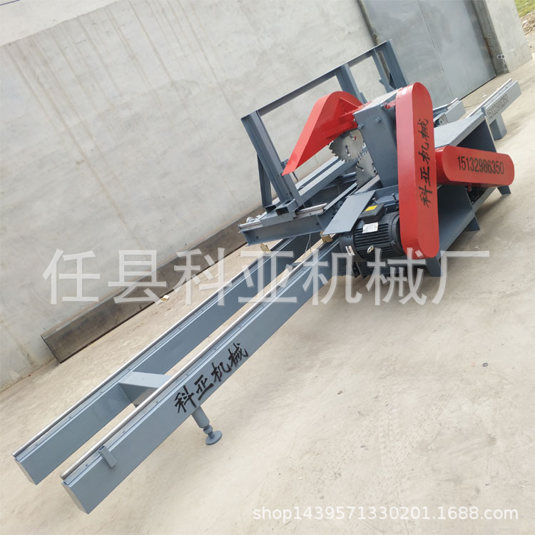 圆盘锯大型台式 圆木圆盘锯 原木开料锯 圆木推台锯 大型 锯木机示例图10