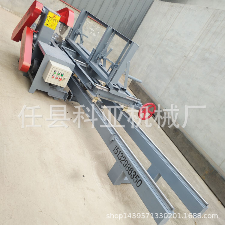圆盘锯大型台式 圆木圆盘锯 原木开料锯 圆木推台锯 大型 锯木机示例图8