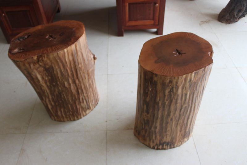 福建闽侯实木大板桌面支架支撑架原木墩子办公桌腿凳配套支架批发示例图19