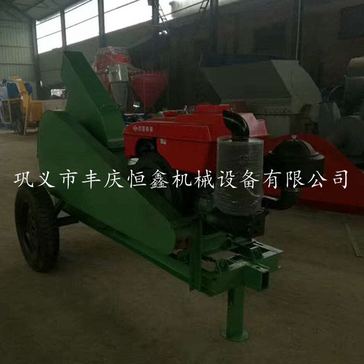 现货供应小型木材粉碎机 原木粉碎机 柴油电动两用 树枝锯末机示例图14