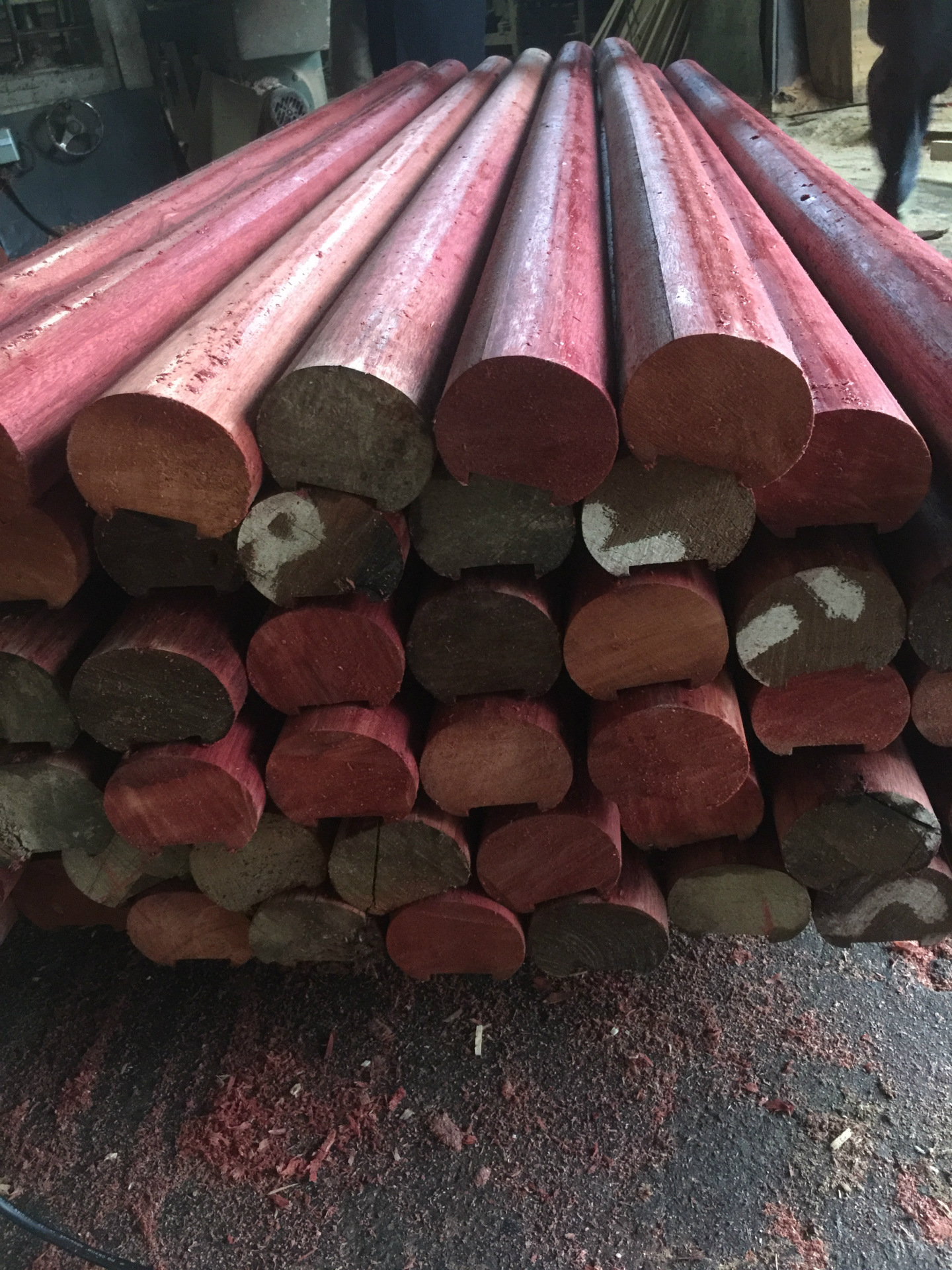 柳桉木天然防腐木材 户外实木类板材优质品种 吉中厂家可原木定制示例图5