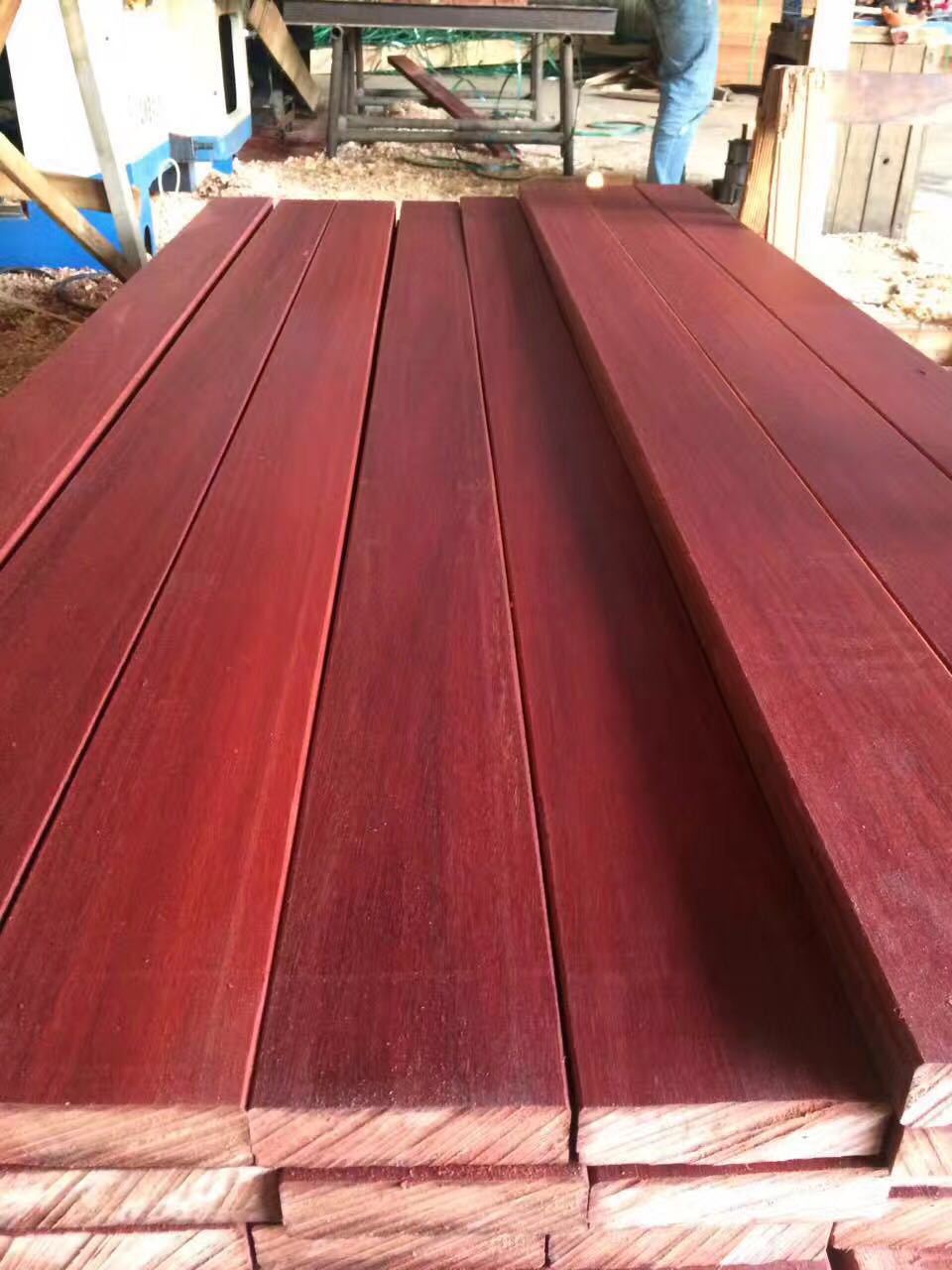 柳桉木天然防腐木材 户外实木类板材优质品种 吉中厂家可原木定制示例图4