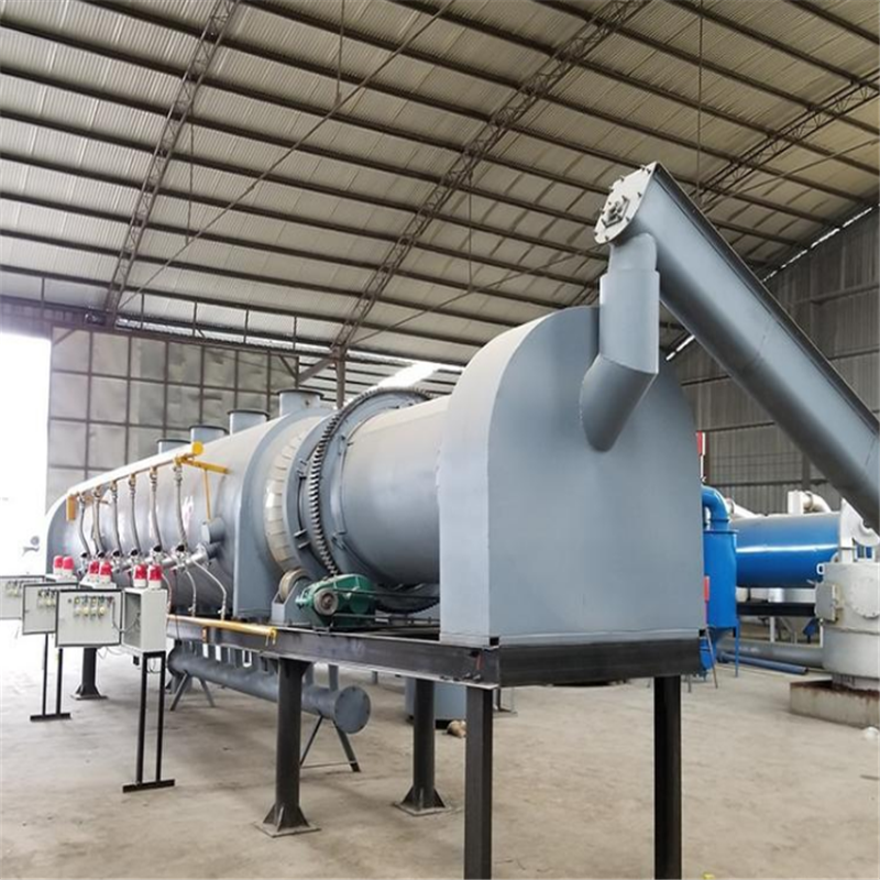 新型原木炭化炉 小型炭化炉 炭化炉 卧式 秸秆炭化炉价格