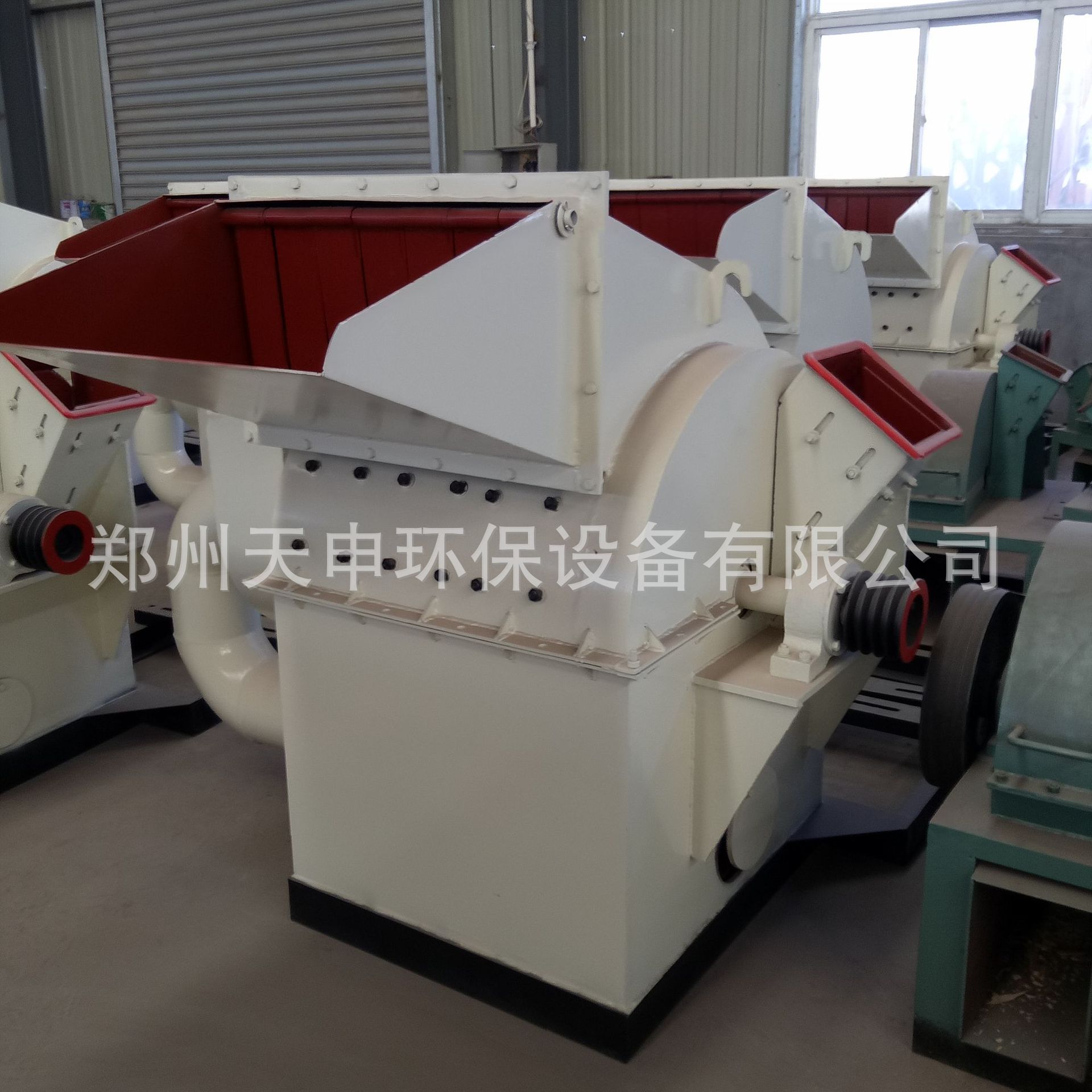 厂家供应木材粉碎机 双进料口木料粉碎机 除尘锯末粉碎机 现货示例图9